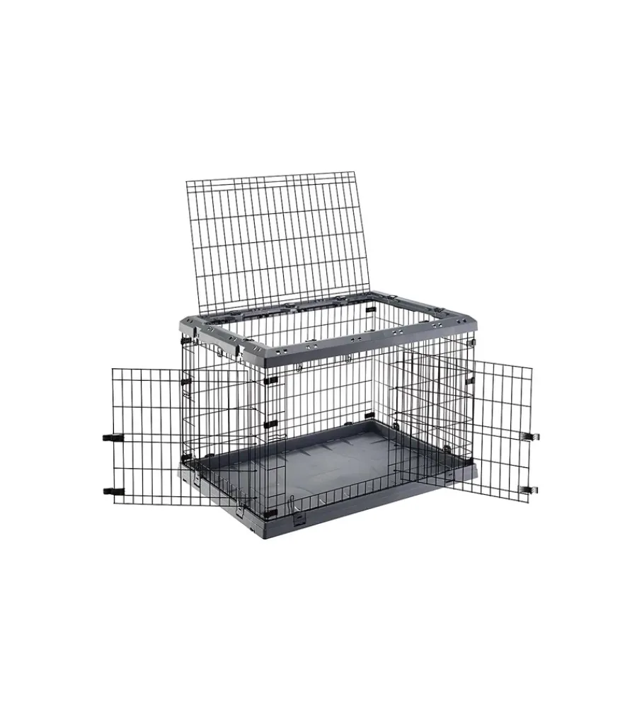 Trasportini Per Cane-Ferplast Gabbia box per cani pieghevole "superior 105", 107x77x73,5 cm -