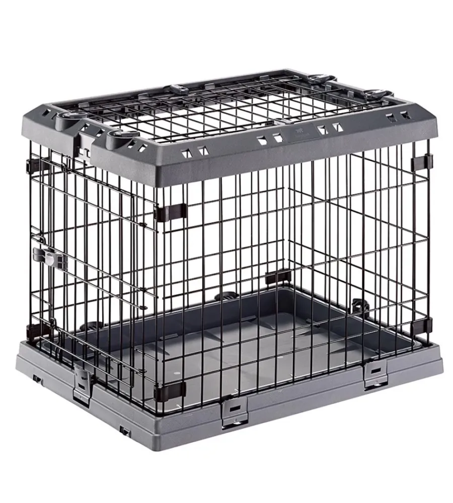 Trasportini Per Cane-Ferplast Gabbia box per cani pieghevole "superior 75", 77x51x55 cm -