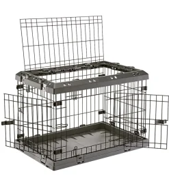 Trasportini Per Cane-Ferplast Gabbia box per cani pieghevole