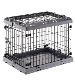 Trasportini Per Cane-Ferplast Gabbia box  per cani pieghevole "superior 60", 62x47x50 cm -