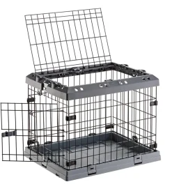 Trasportini Per Cane-Ferplast Gabbia box per cani pieghevole