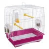 Best Gabbia per canarini - rekord 1 bianca e fucsia - Gabbie Per Uccelli