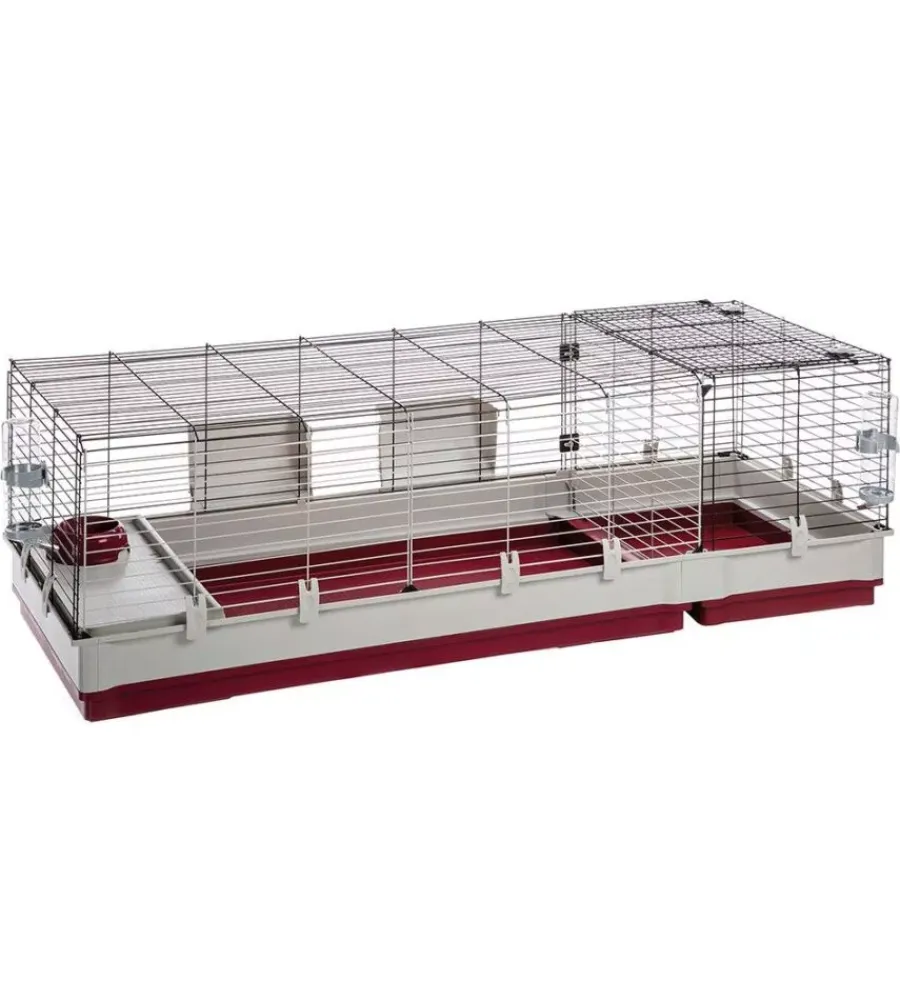 Outlet Gabbia per conigli "krolik 160" in kit di montaggio, 162x60x50 cm - Gabbie Per Roditori