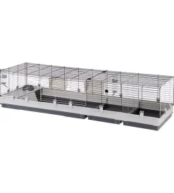 Sale Gabbia per conigli "krolik 200" in kit di montaggio, 205x60x50 - Gabbie Per Roditori