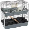 Discount Gabbia per conigli "rabbit 100 double" a due piani, 99x51,5x92 cm - Gabbie Per Roditori