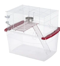 Hot Gabbia per criceti e gerbilli a due piani "gerbi", 57,5x39,5x51 cm - ferplast Gabbie Per Roditori