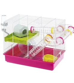 Gabbie Per Roditori-Ferplast Gabbia per criceti "laura",  46 x 29,5 x h 37.5 cm -