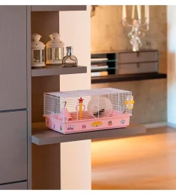 Gabbie Per Roditori-Ferplast Gabbia per criceti "princess", 46x29,5x23 cm  -