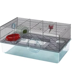 Gabbie Per Roditori-Ferplast Gabbia per piccoli roditori "favola" 60 x 36.5 x h 30 cm-