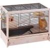 Gabbie Per Roditori-Ferplast Gabbia per roditori "hamsterville" nera, 60x34x49 cm -
