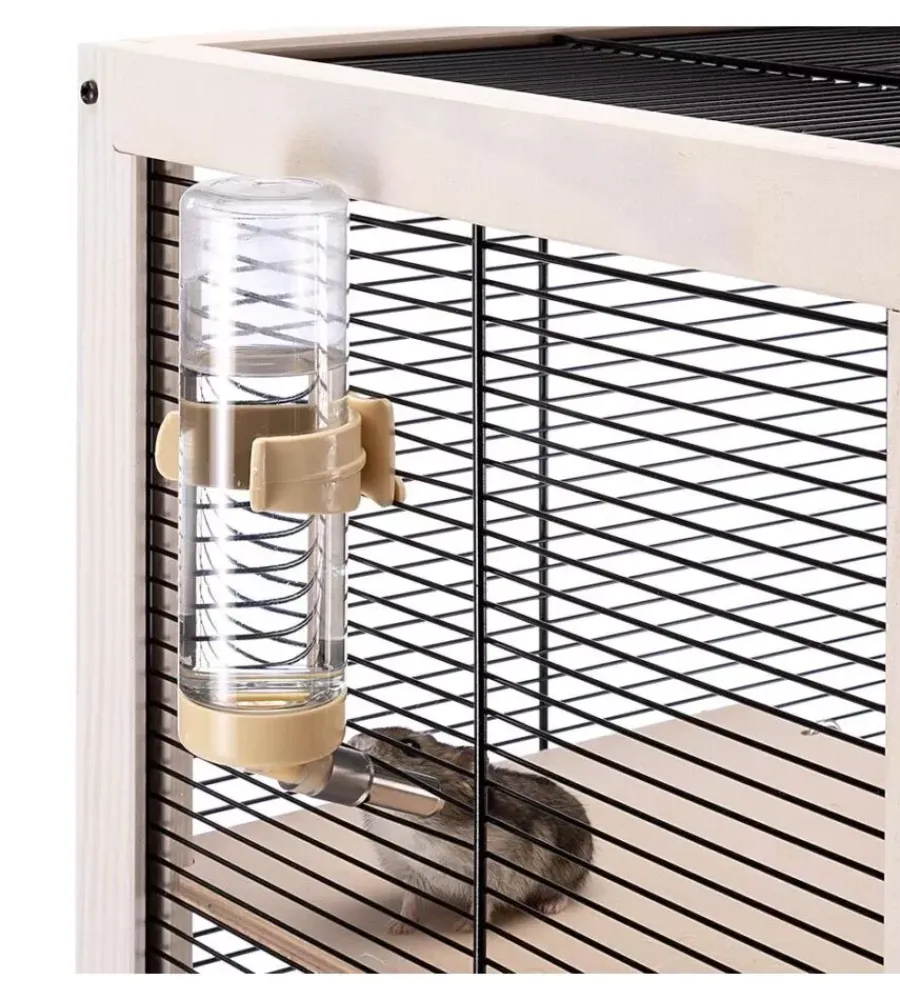 Gabbie Per Roditori-Ferplast Gabbia per roditori "hamsterville" nera, 60x34x49 cm -