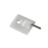 Tessile D'Arredo|Ganci adesivi per bacchette tenda - bianco - 4 pz.