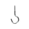 Best Ganci aperti in ferro zincato con filetto per legno 4,8x65 mm. 2 pz. Sistemi Di Fissaggio