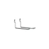 Officina E Garage|Ganci doppi in metallo per pannello forato - 10 cm. - 10 pz.
