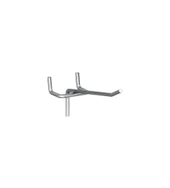 Discount Ganci singoli in metallo per pannello forato - 10 cm. - 10 pz. Officina E Garage