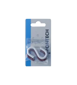 Sale Gancio a s ø 5 mm. in acciaio bianco e rosso - 4 pz. Sistemi Di Fissaggio