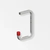 Officina E Garage-Alfer aluminium Gancio acciaio zincato 115mm