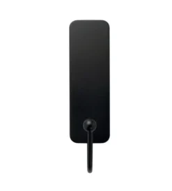 Accessori Cucina- Gancio da bagno a parete nero opaco