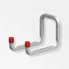 Alfer aluminium Officina E Garage|Gancio doppio acciaio zincato 90mm