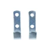 Sistemi Di Fissaggio|Gancio piatto da parete in acciaio zincato 20x65 mm. max 170 kg. 2 pz.