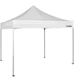 Brunner Campeggio|Gazebo da campeggio "zebo enjoy 2.0" in acciaio e poliestere bianco 3x3 m