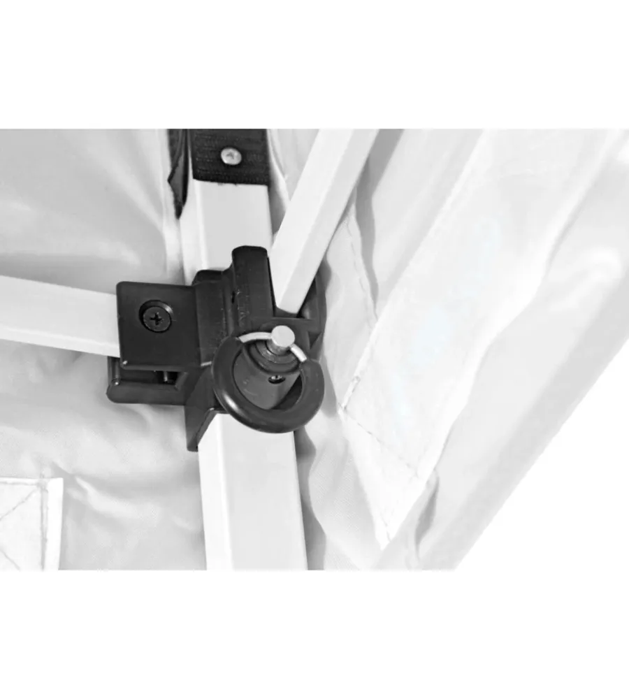 Brunner Campeggio|Gazebo da campeggio "zebo enjoy 2.0" in acciaio e poliestere bianco 3x3 m
