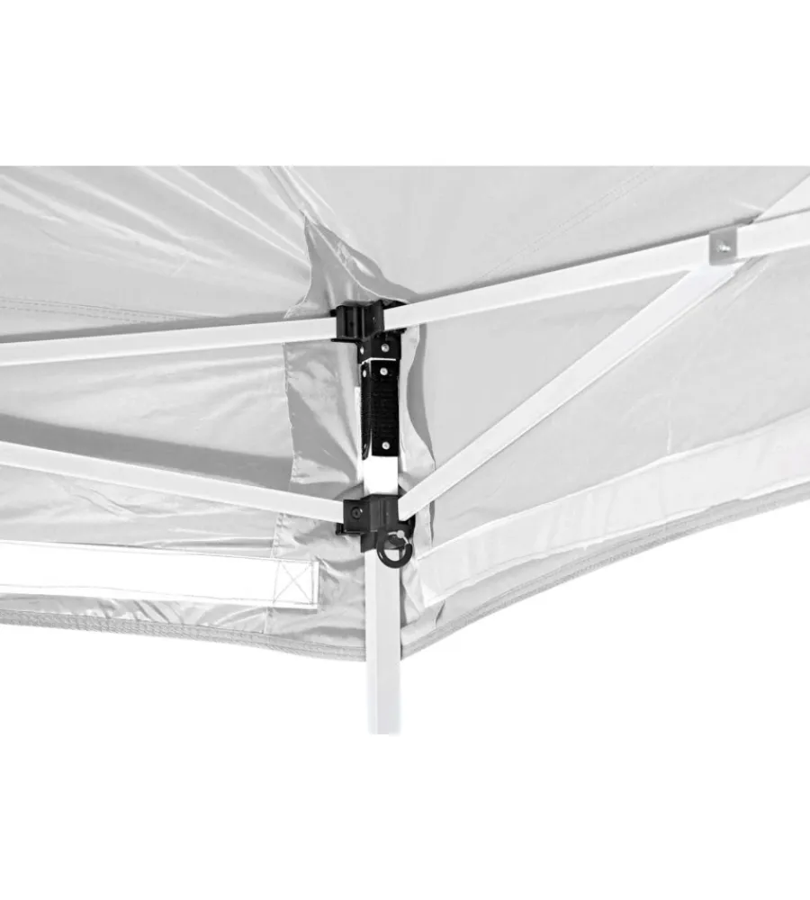 Brunner Campeggio|Gazebo da campeggio "zebo enjoy 2.0" in acciaio e poliestere bianco 3x3 m