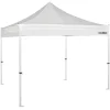 Hot Gazebo da campeggio "zebo enjoy pro" in alluminio e poliestere bianco 3x3 m Campeggio