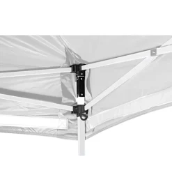 Campeggio-Brunner Gazebo da campeggio "zebo enjoy pro" in alluminio e poliestere bianco 3x4,5 m