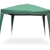 Coperture Per Esterno E Accessori- Gazebo da esterno essenza "pop up" pieghevole colore verde, 3x3 metri