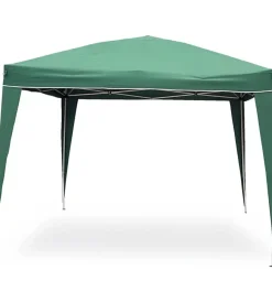 Coperture Per Esterno E Accessori- Gazebo da esterno essenza "pop up" pieghevole colore verde, 3x3 metri
