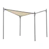 EuroGarden Coperture Per Esterno E Accessori|Gazebo da esterno "miami" in acciaio ecrù 3x3 m