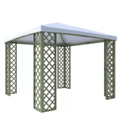Gazebo da esterno "fox 2022" in legno 3x3 m Coperture Per Esterno E Accessori