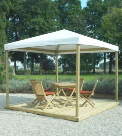 Coperture Per Esterno E Accessori-Alce Gazebo da esterno in legno 