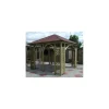 Coperture Per Esterno E Accessori|Gazebo da esterno in legno eurogarden con tegola canadesi 345x345x310 cm