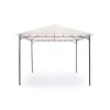 New Gazebo da esterno "rodi" in ferro e poliestere colore sabbia, 300x200x255 cm Coperture Per Esterno E Accessori