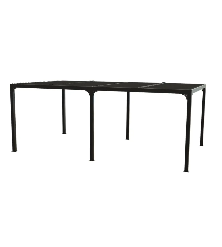 Hot Gazebo pergola bioclimatica autoportante da esterno in alluminio 5,98x3,60m Coperture Per Esterno E Accessori
