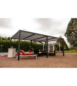 Hot Gazebo pergola bioclimatica autoportante da esterno in alluminio 5,98x3,60m Coperture Per Esterno E Accessori
