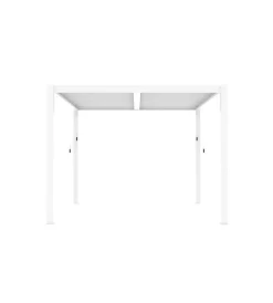 Coperture Per Esterno E Accessori- Gazebo pergola bioclimatica da esterno elica garden bianca in alluminio - 4x4 m