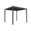 Sale Gazebo pergola bioclimatica da esterno elica garden antracite in alluminio - 4x4 m Coperture Per Esterno E Accessori