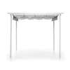 Discount Gazebo pergola da esterno retrattile "mykonos", colore bianco - 2,90x2,90x2,30 mt Coperture Per Esterno E Accessori