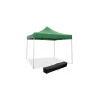 Coperture Per Esterno E Accessori- Gazebo richiudibile pieghevole riviera in tessuto impermeabile e anti uv verde 3x3 m