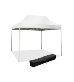 Coperture Per Esterno E Accessori|Gazebo richiudibile pieghevole riviera in tessuto impermeabile e anti uv bianco 3x2 m