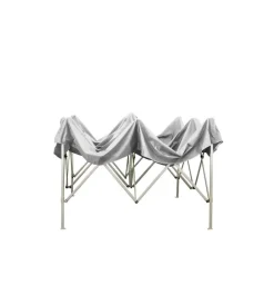 Coperture Per Esterno E Accessori|Gazebo richiudibile pieghevole riviera in tessuto impermeabile e anti uv bianco 3x2 m