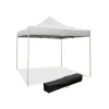 Coperture Per Esterno E Accessori- Gazebo richiudibile pieghevole riviera in tessuto impermeabile e anti uv bianco 2x2 m