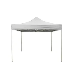Coperture Per Esterno E Accessori- Gazebo richiudibile pieghevole riviera in tessuto impermeabile e anti uv bianco 2x2 m