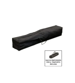 New Gazebo richiudibile pieghevole riviera in tessuto impermeabile e anti uv nero 3x3 m Coperture Per Esterno E Accessori