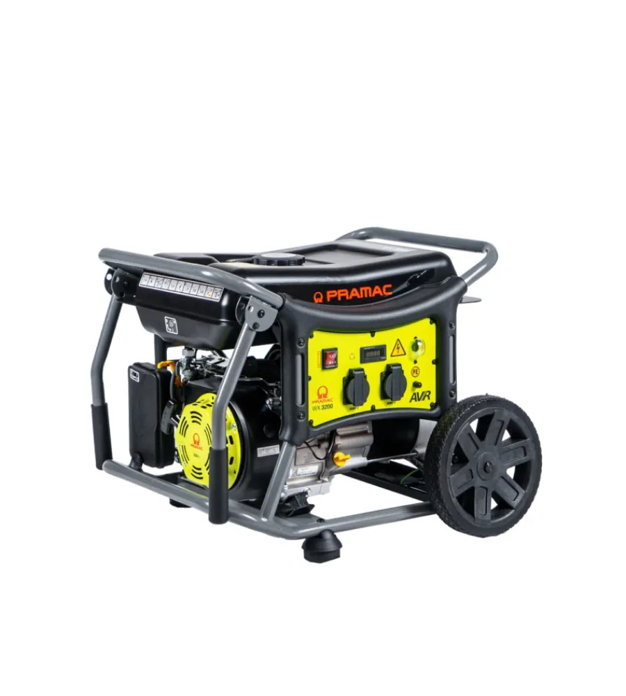 Pramac Generatori Di Corrente|Generatore di corrente a benzina "wx3200" 2850 w con flacone di olio incluso
