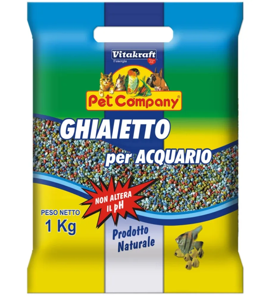 Acquariologia-Vitakraft Ghiaietto colorato per acquari - 1 kg. -