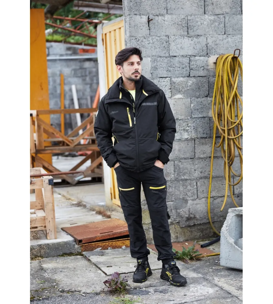 U-Power Giacche E Gilet|Giacche E Gilet|Giacca da lavoro "wink" black carbon, tg s